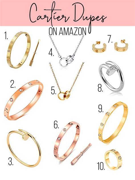 cartier ring dupes on amazon|cartier love ring dupe amazon.